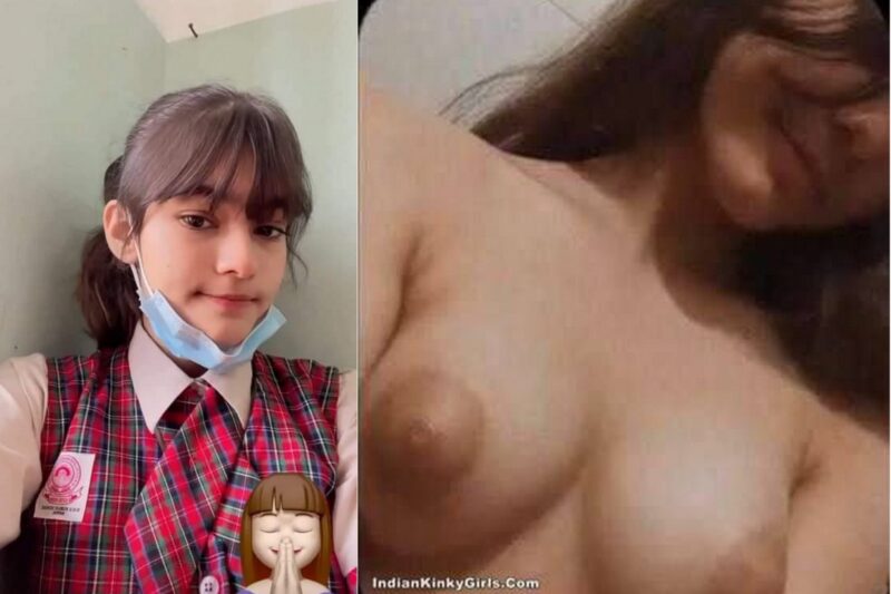Cute Indian Teenage Girl Nude Selfies With Sweet Tits