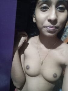 Amateur village indian girl topless tits selfies 015