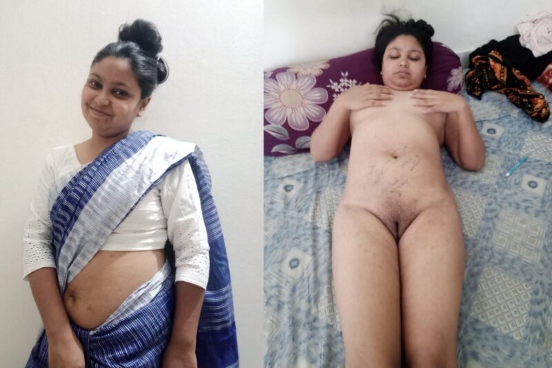 Young But Curvy Desi Girlfriend Nude In Bed