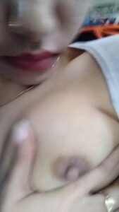 Sweet desi girlfriend nude with small tits 010