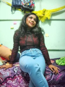 Horny desi girl who has chubby body 001