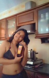 Sexy girlfriend smoking and drinking nude photos 005