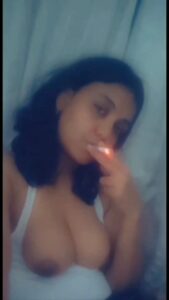 Sexy girlfriend smoking and drinking nude photos 008